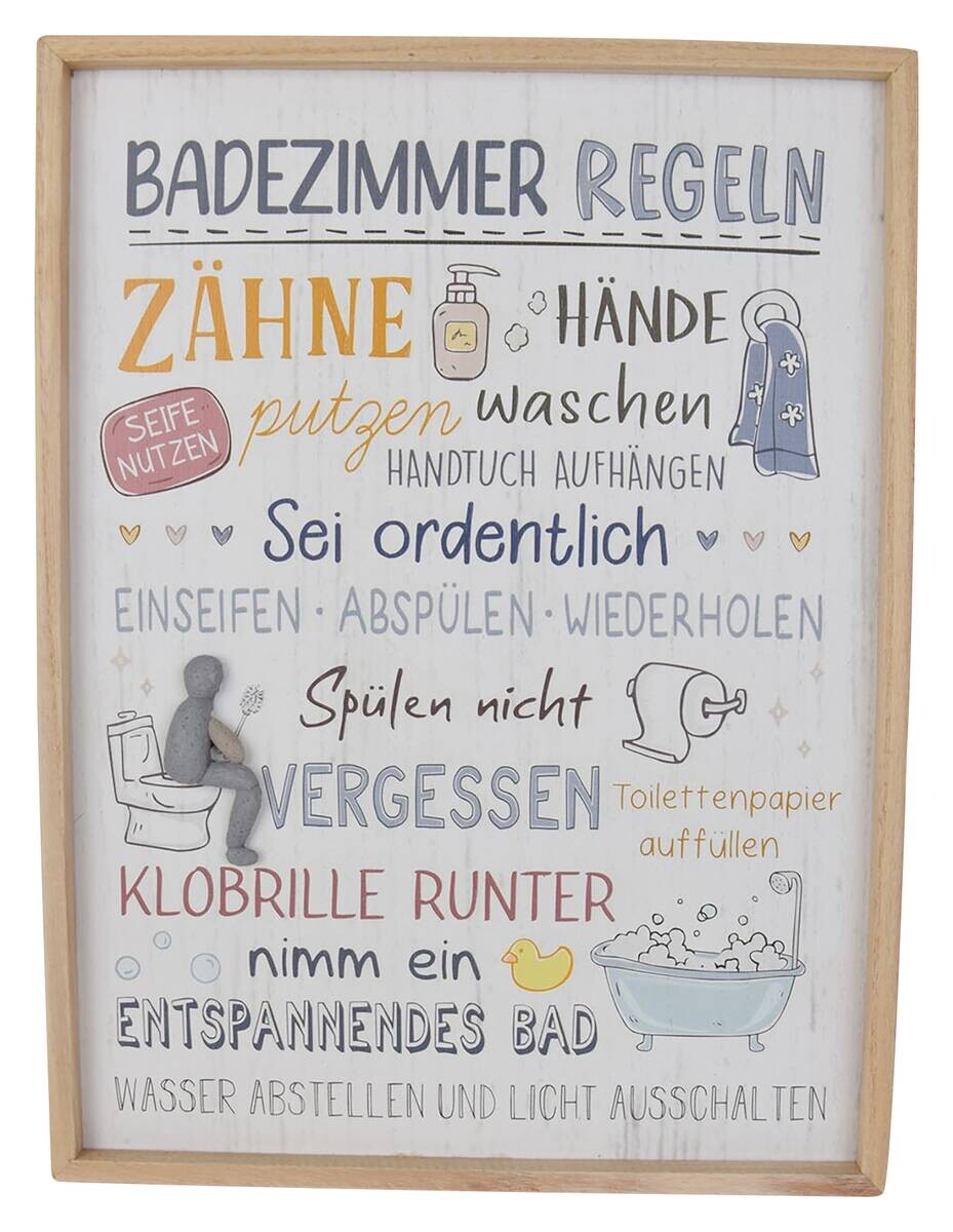 Bilder natur Holz H: ca. 40 cm