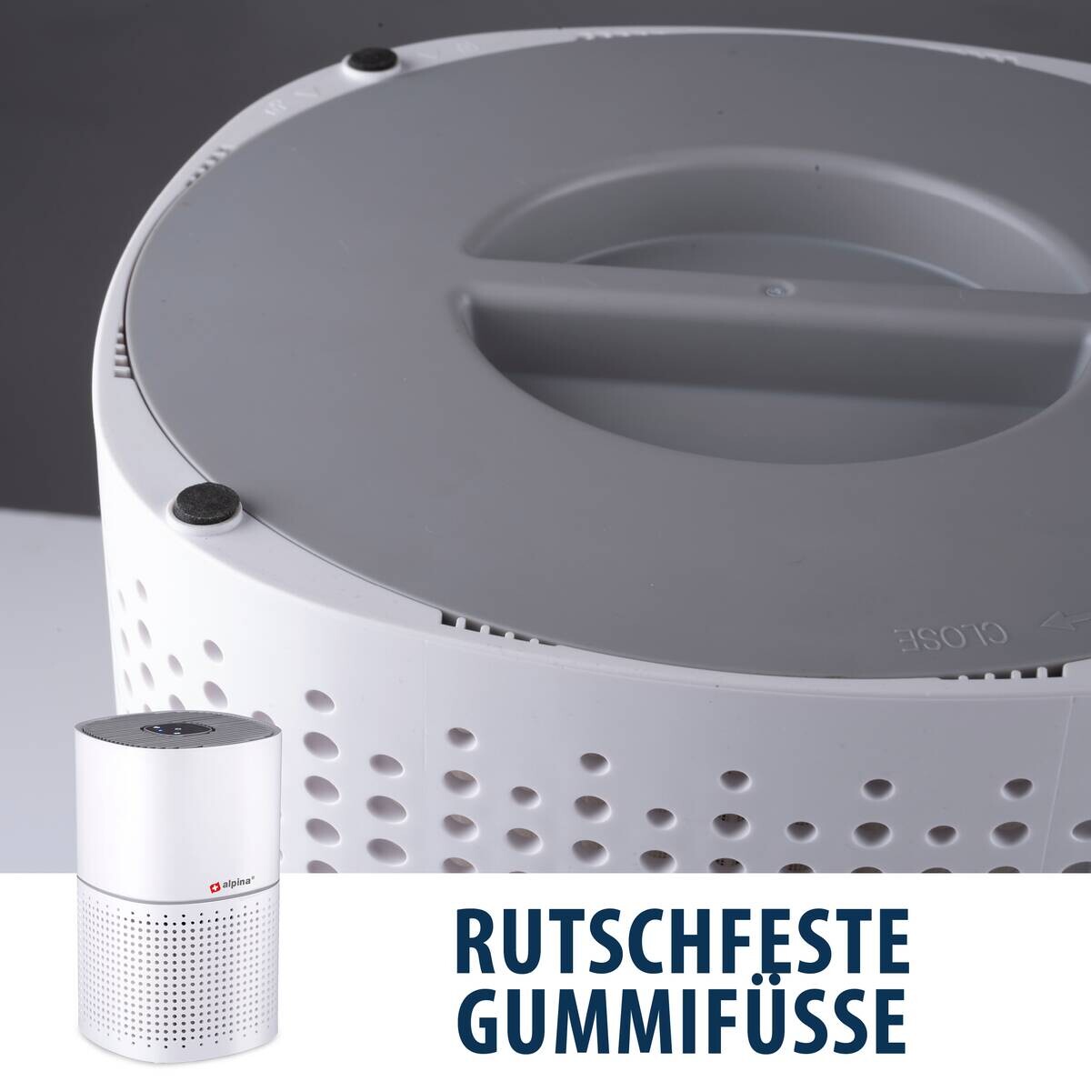 alpina Luftreiniger weiß Kunststoff