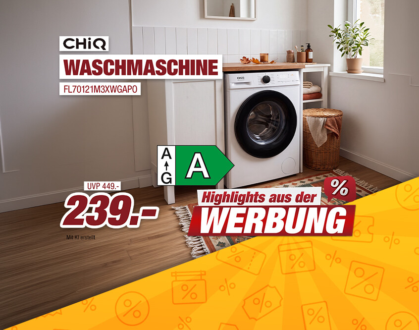 Unsere Werbe Highlights - -5 Waschmaschine FL70121M3XWGAPO