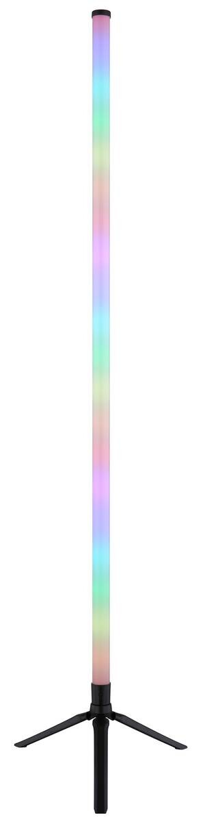 GLOBO LED-Stehleuchte Opal schwarz Kunststoff H/D: ca. 113x37 cm 1 Brennstellen