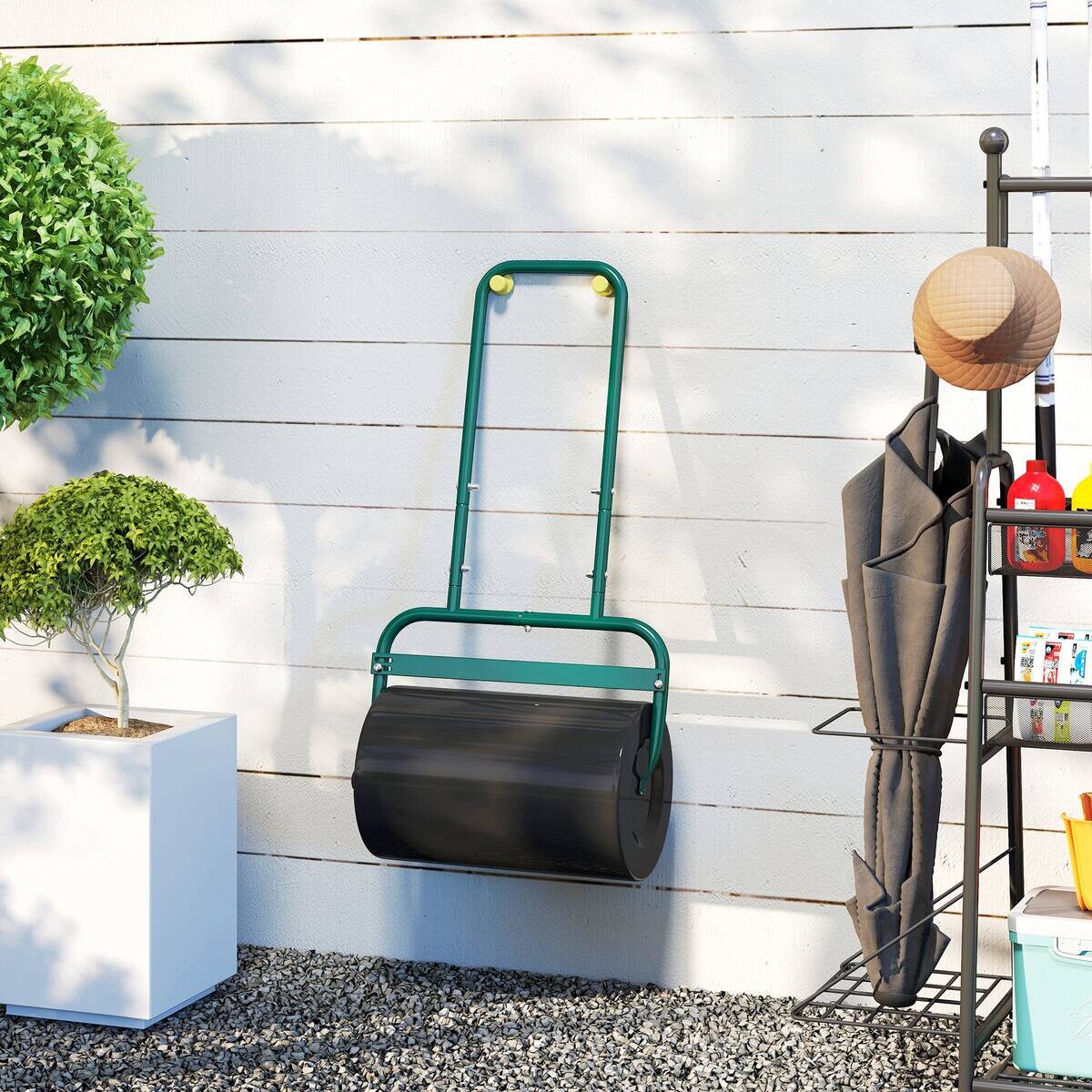 Outsunny Rasenwalze B/H/T/L: ca. 32,5x113x32,5x58 cm