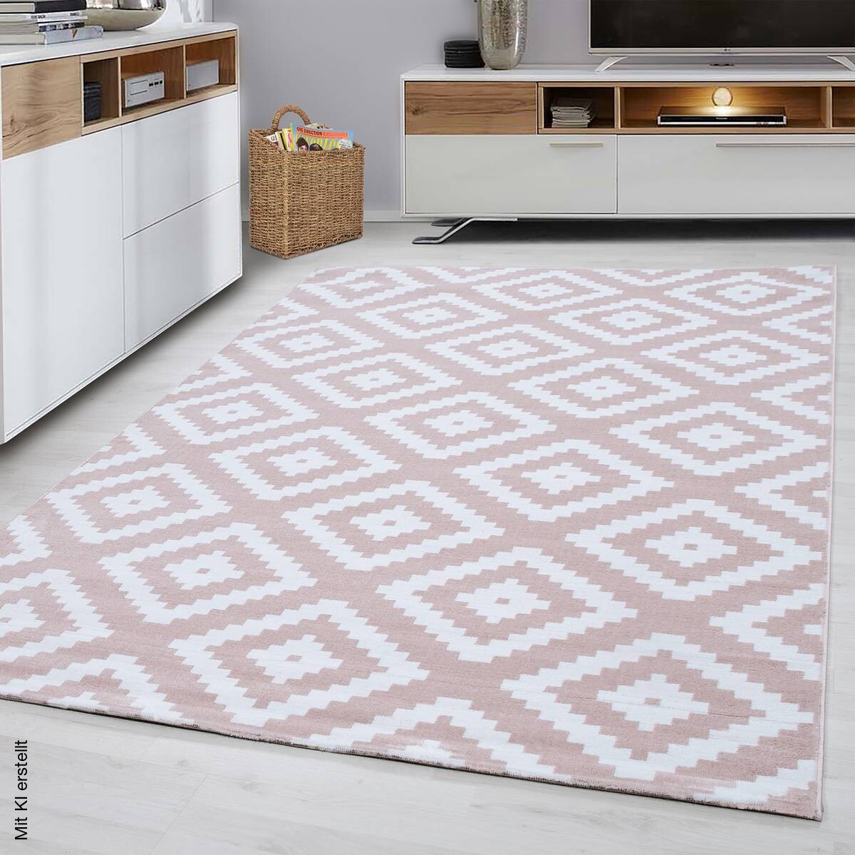 Ayyildiz Teppich PLUS pink B/L: ca. 200x290 cm