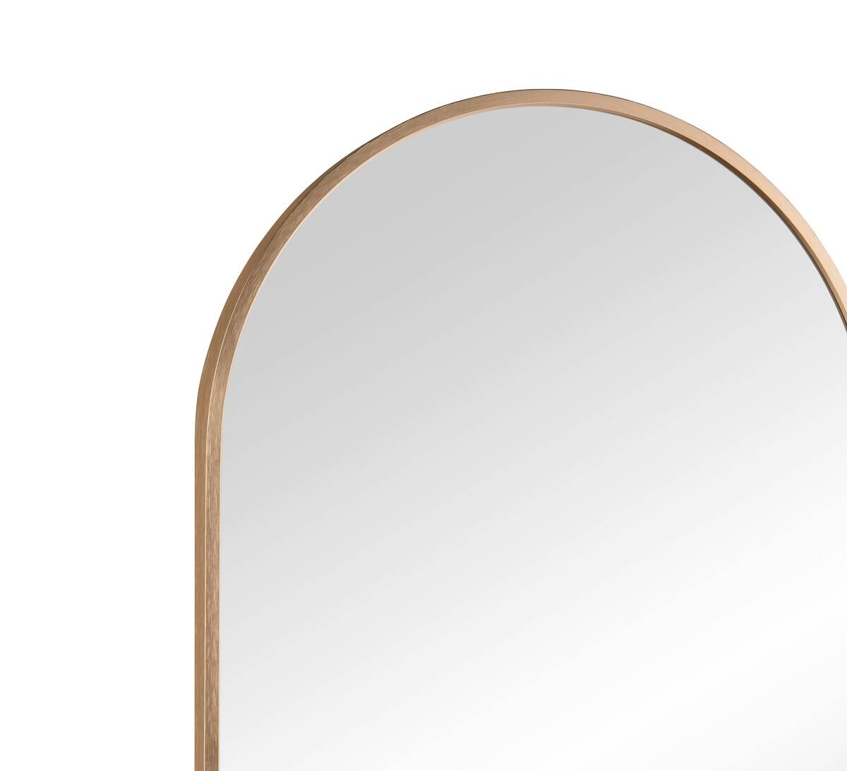 Mirrors & More Rahmenspiegel gold Alumetallic B/H: ca. 40x80 cm