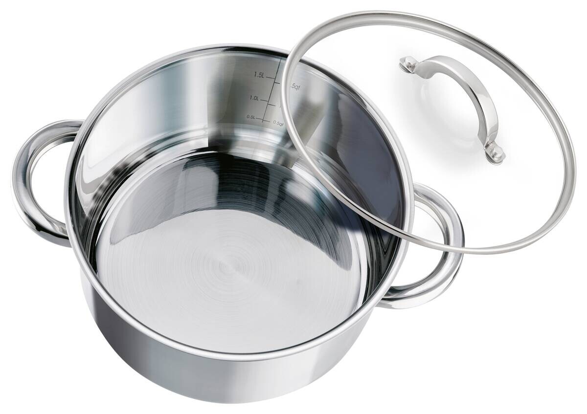 ELO Basic Fleischtopf silber Edelstahl D: ca. 16 cm