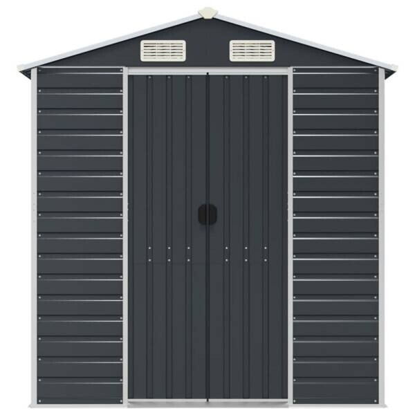 vidaXL Gartenhaus anthrazit B/H/T: ca. 191x198x470 cm