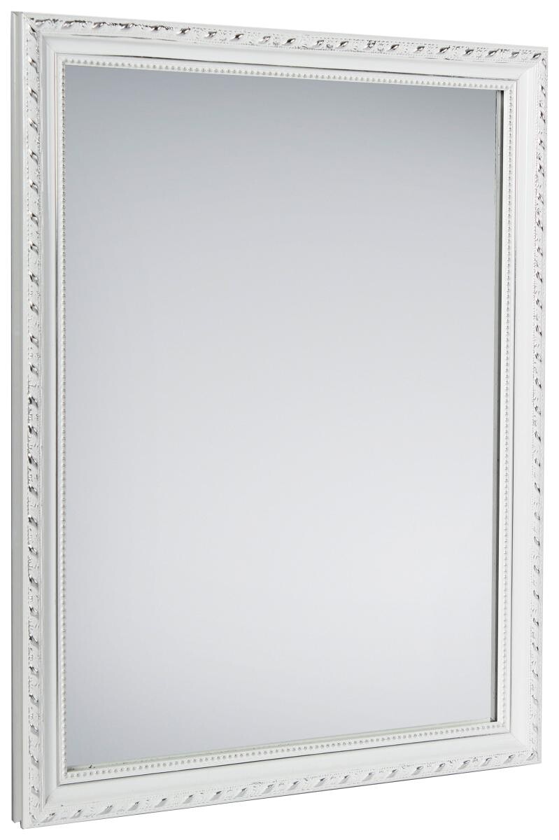 Rahmenspiegel Loreley weiß B/H: ca. 34x45 cm