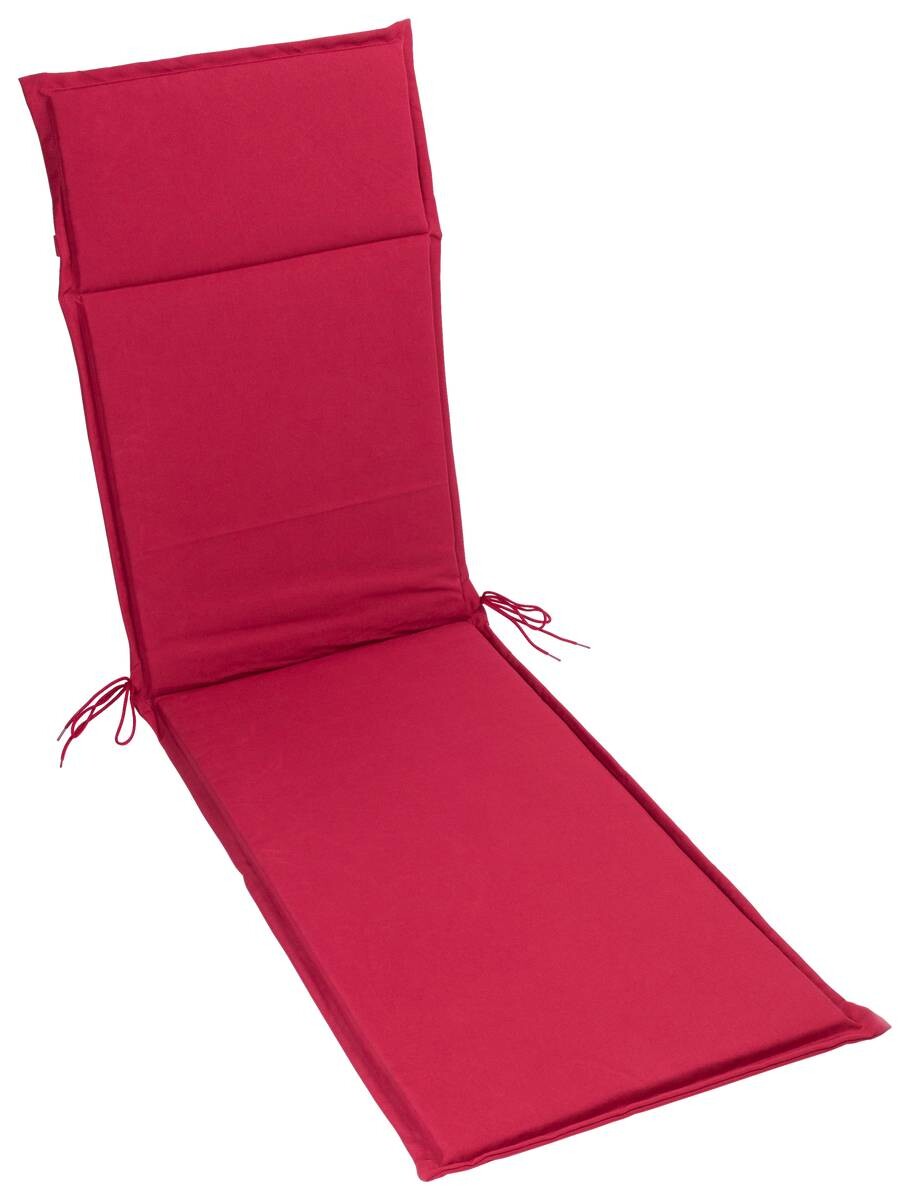 Auflage Lina weinrot Polyester B/H/L: ca. 50x4,5x174 cm