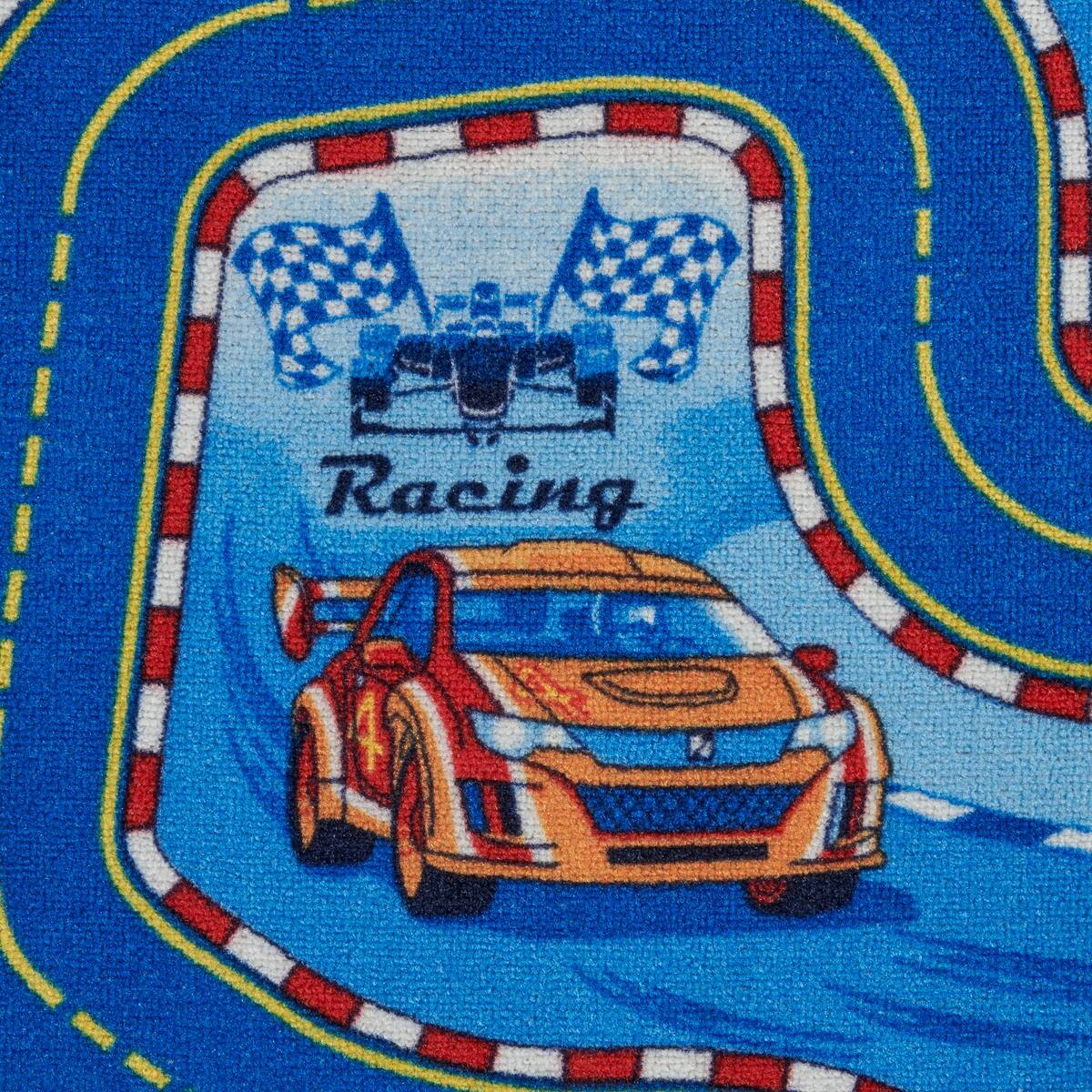 Teppichboden Racers blau B: ca. 400 cm pro m²