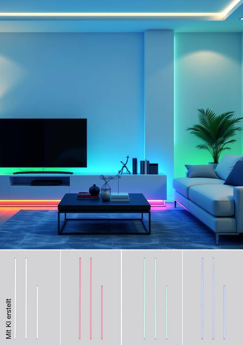 Nolo LED-Akustikpaneelbeleuchtung Line H: ca. 75 cm