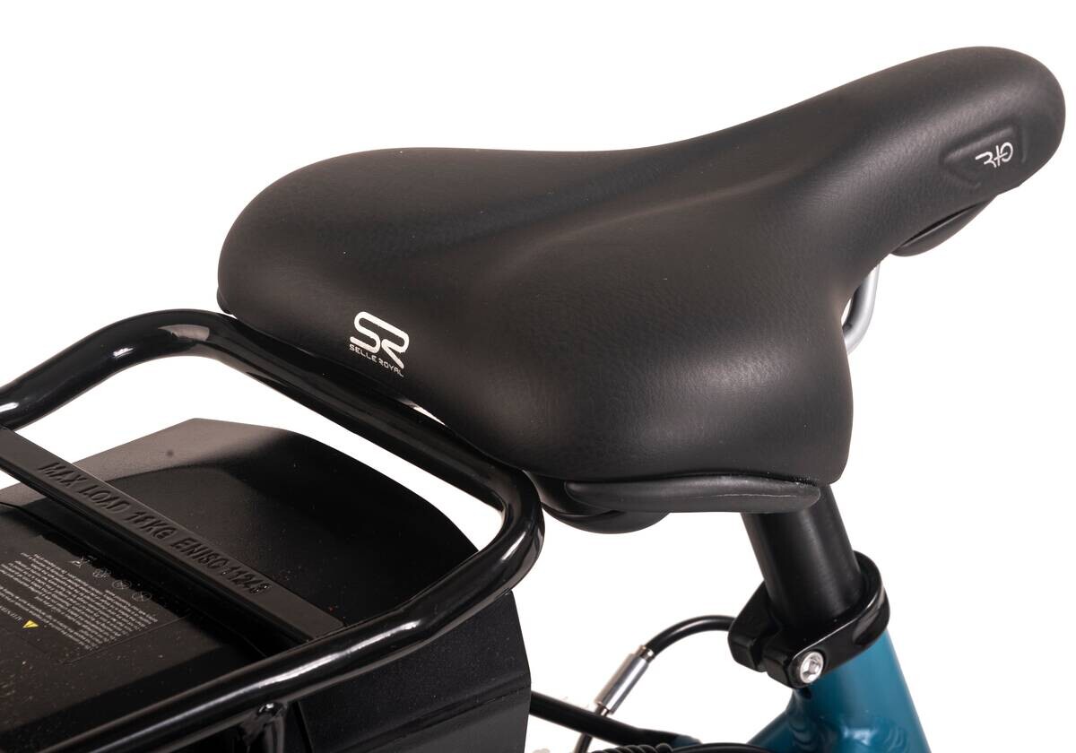 Hollandia City E-Bike Optima Basic KS189E 28 Zoll Rahmenhöhe 44 cm 7 Gänge türkis türkis ca. 250 W ca. 36 V ca. 28 Zoll