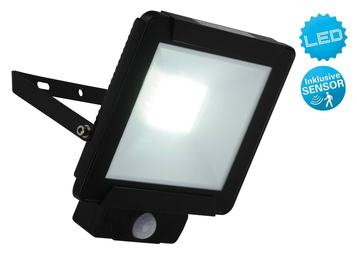 LED-Außenleuchte 5236022 schwarz B/H/T: ca. 18,5x22x6 cm