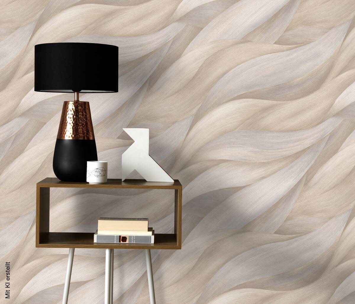 Erismann Vliestapete Grafik beige creme B/L: ca. 53x1005 cm
