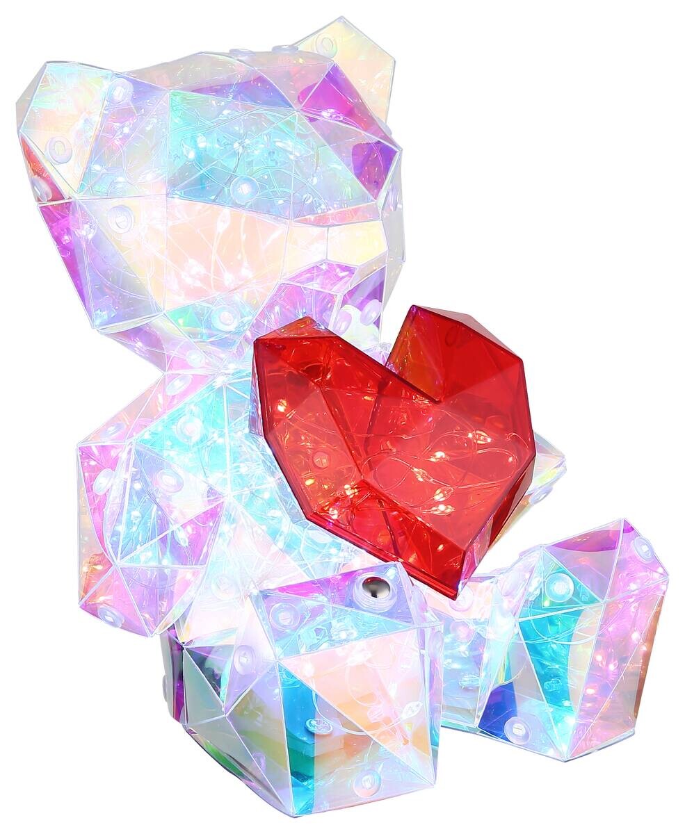 GLOBO LED-Dekoleuchte transparent B/H/L: ca. 13x17x14 cm