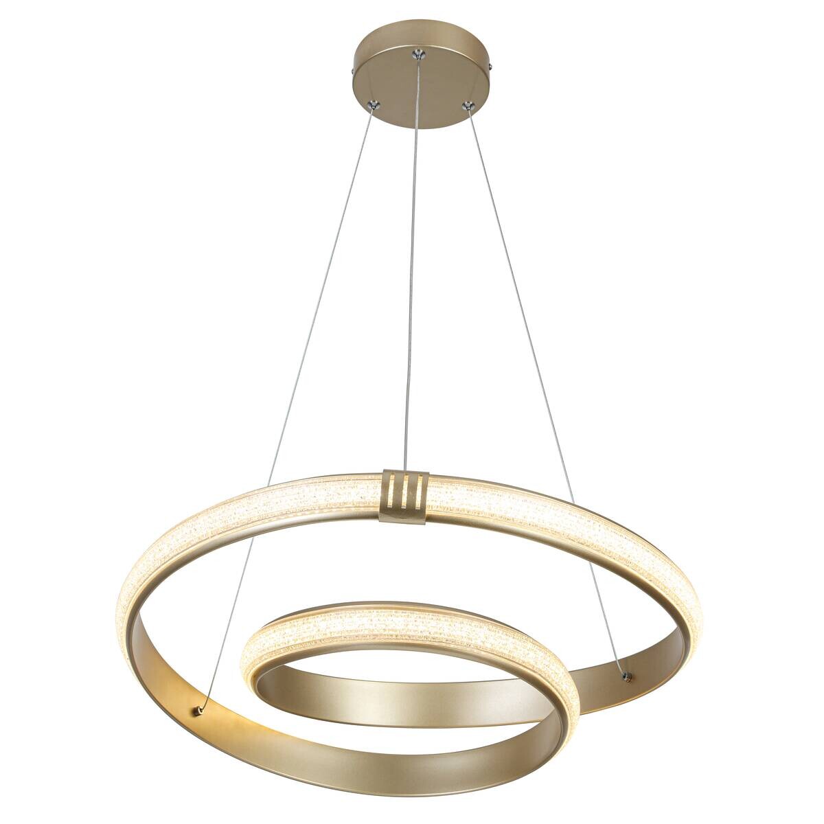 Nolo LED-Pendelleuchte Shine champagner