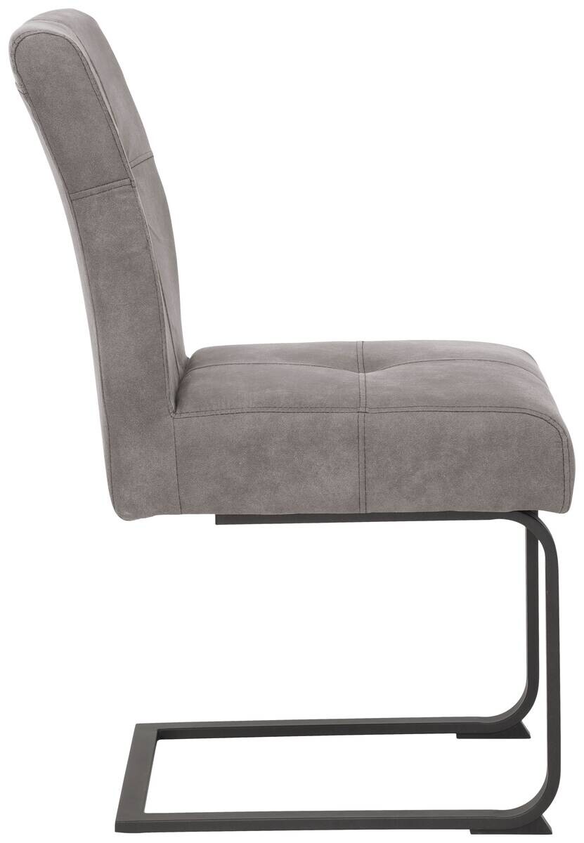 Essgruppe Luise II grau Microfaser B/H/T: ca. 160x76x80 cm