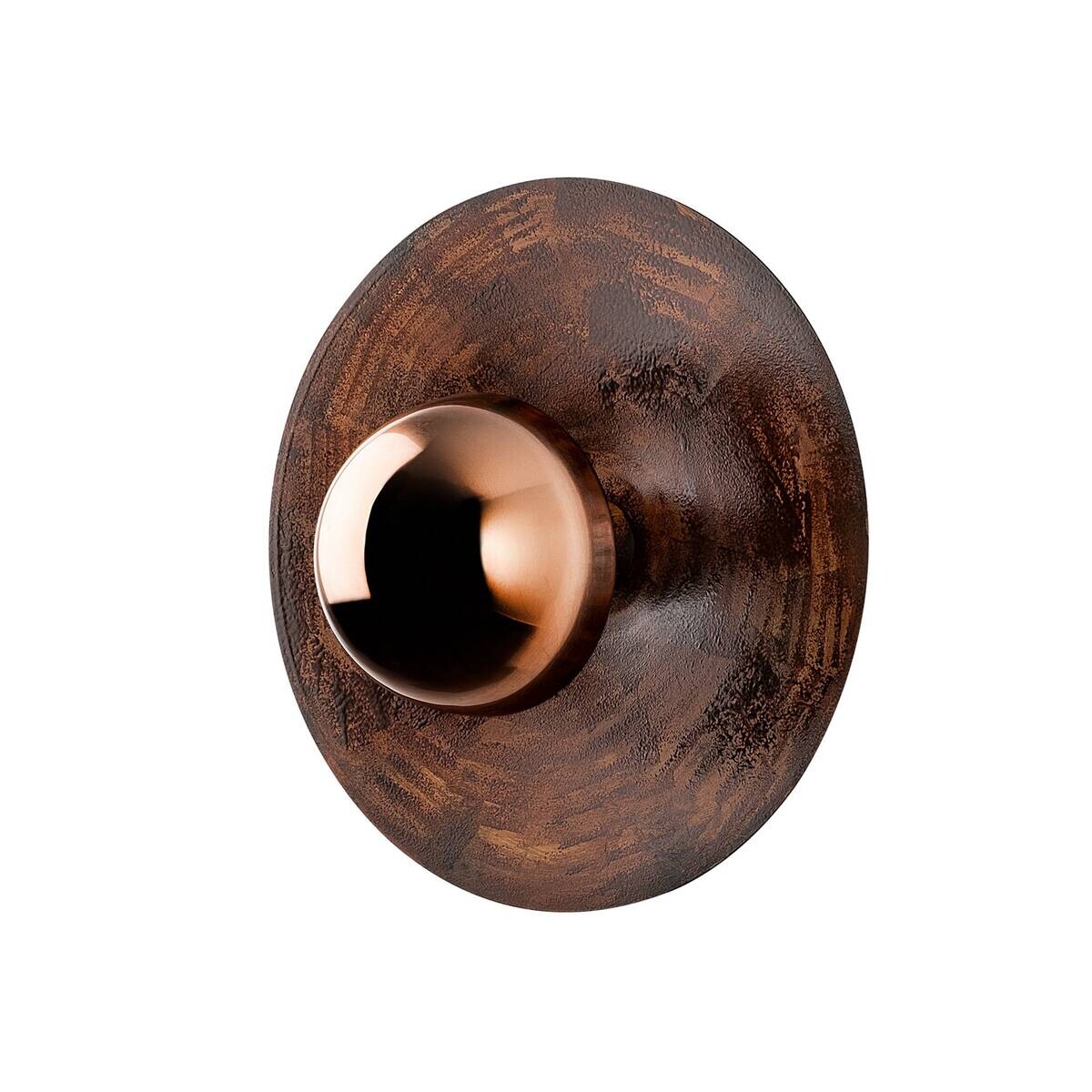 Opviq Wandleuchte Kurt Kupfer Metall B/H/T/L/D: ca. 38x31x38x38x38 cm G9 1 Brennstellen
