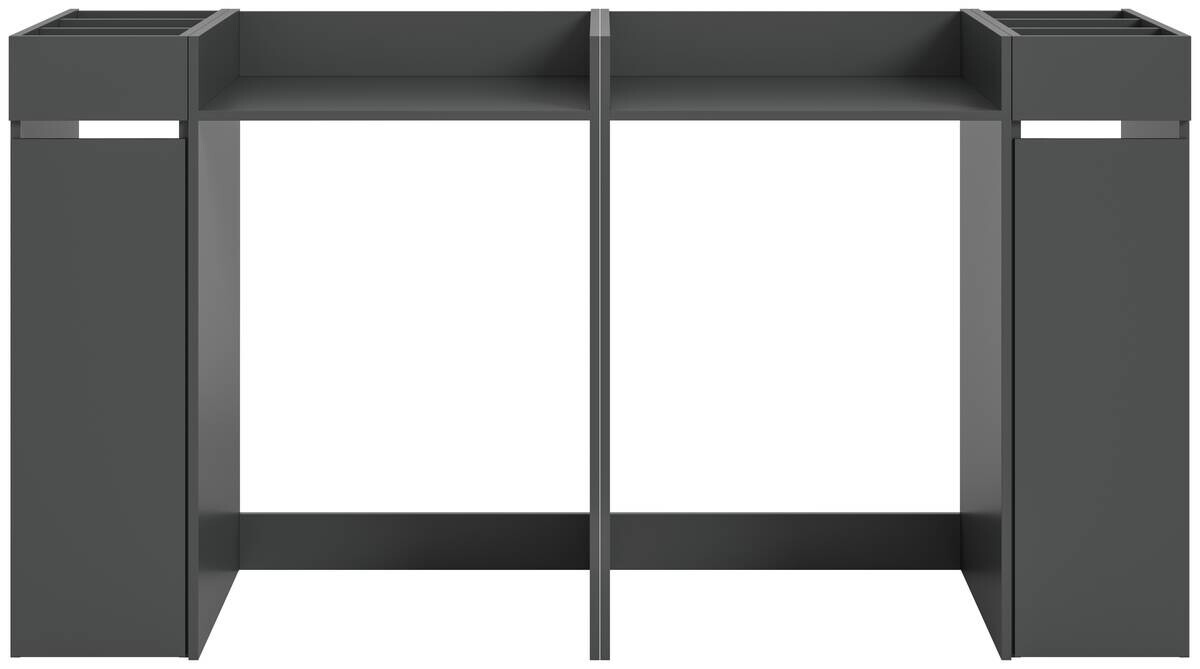 Waschmaschinenumbauschrank Free anthrazit B/H/T: ca. 190x101x60 cm
