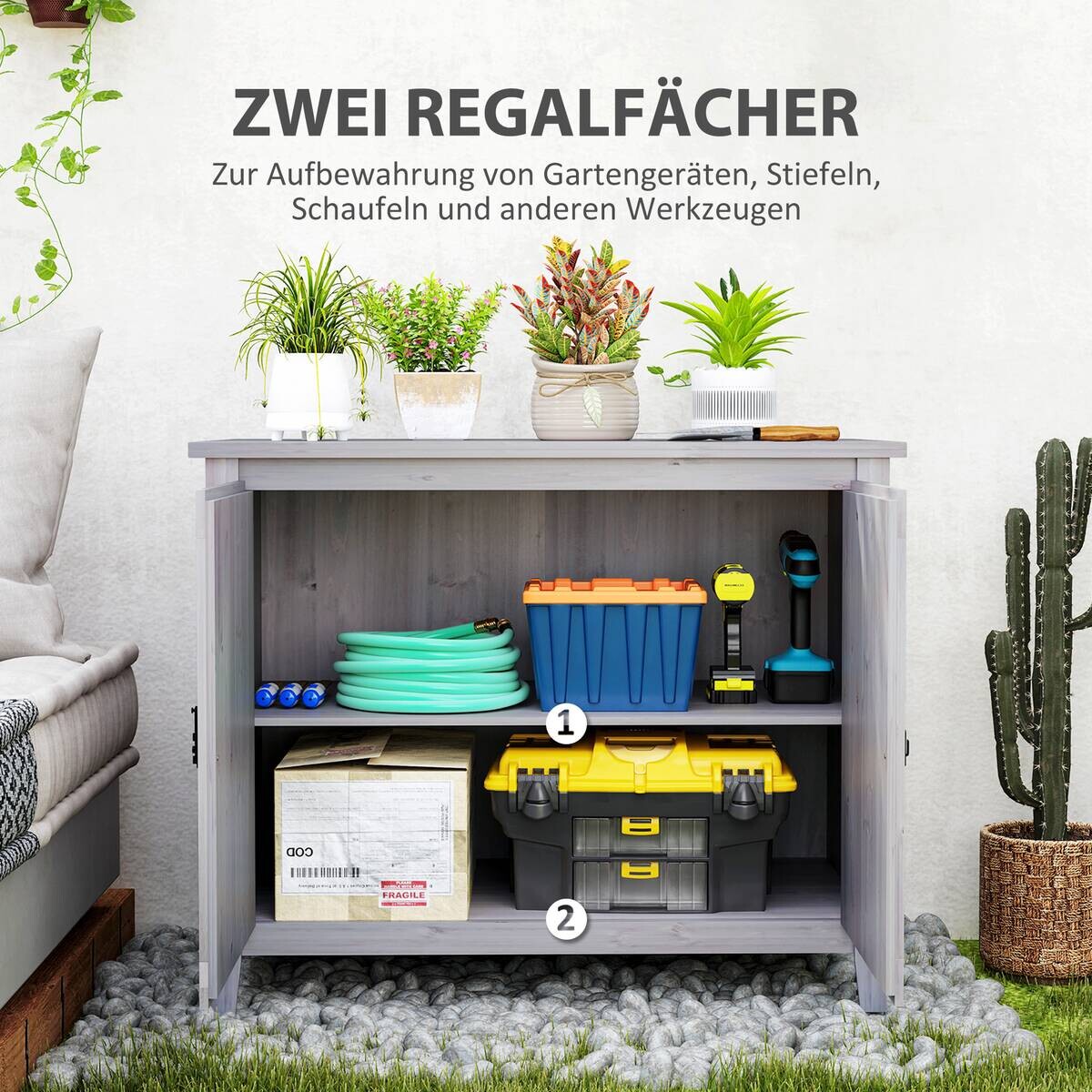 Outsunny Gartenschrank