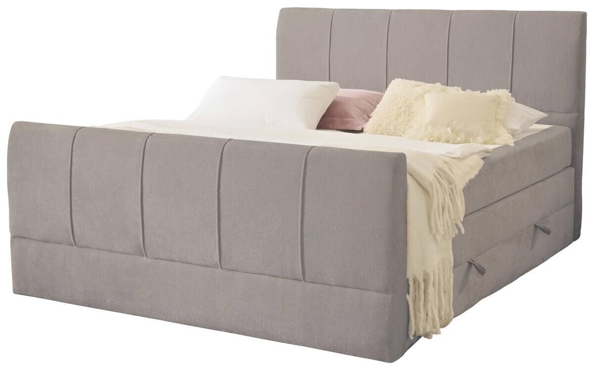 Boxspringbett Harmony creme Liegefläche B/L: ca. 160x200 cm