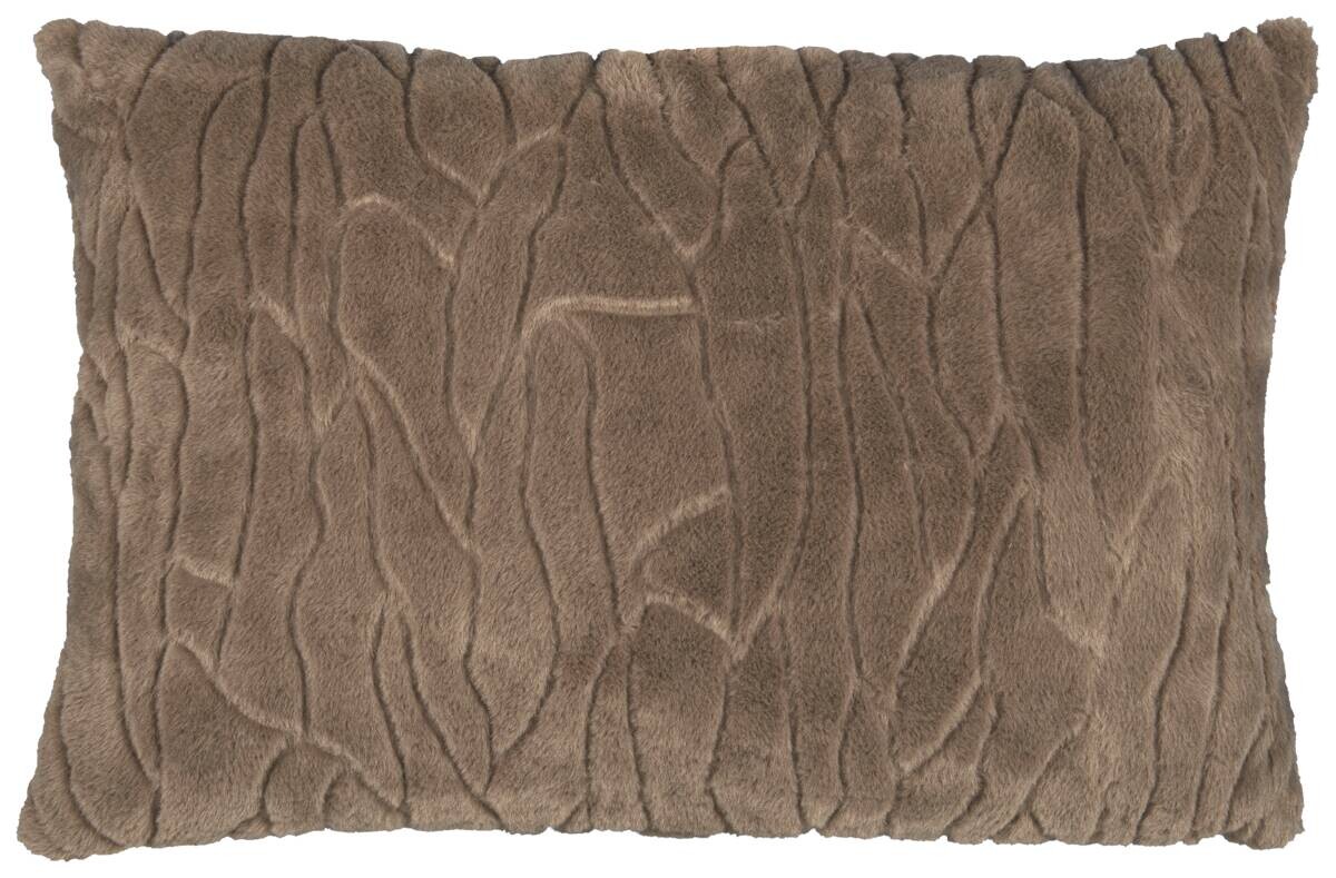 Dekokissen braun Polyester B/L: ca. 60x40 cm
