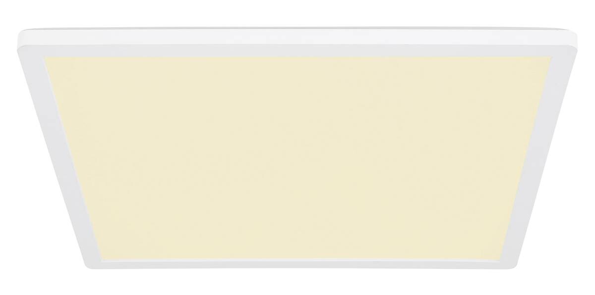 GLOBO Deckenleuchte SAPANA 41563-24W weiß Opal Kunststoff B/H/L: ca. 42x2,5x42 cm