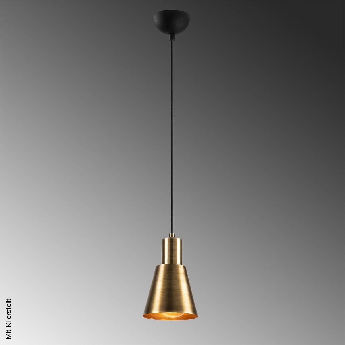 Opviq Pendelleuchte Kem gold schwarz B/H/T/L/D: ca. 14x114x14x14x14 cm E27 3 Brennstellen