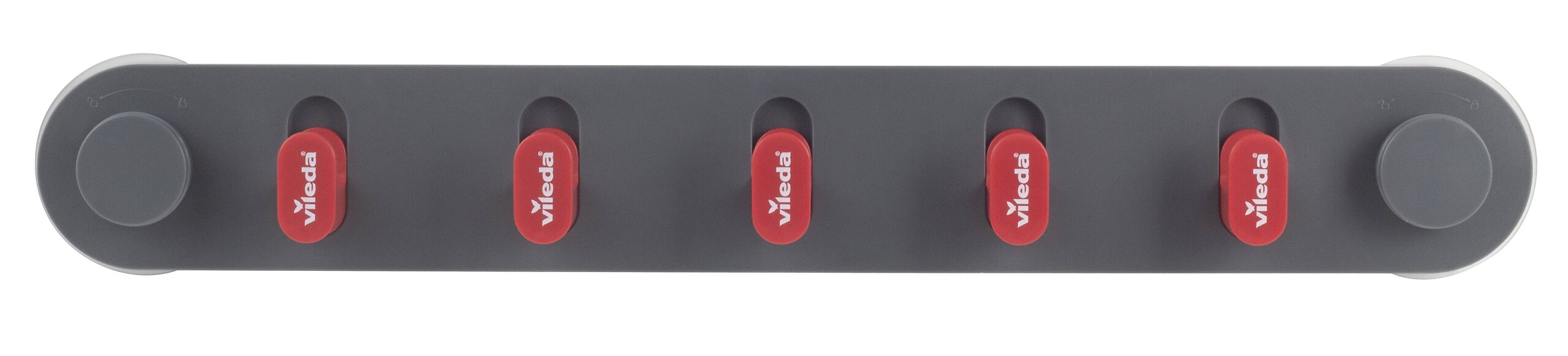 Vileda Klebeleiste grau Kunststoff B/H/L: ca. 6,5x3,8x43,2 cm