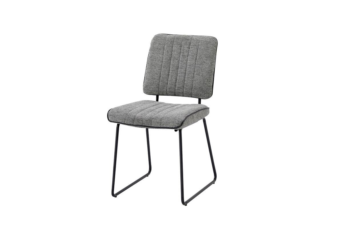 Stuhl LIAM 4er-Set grau B/H/T: ca. 45x83x61 cm