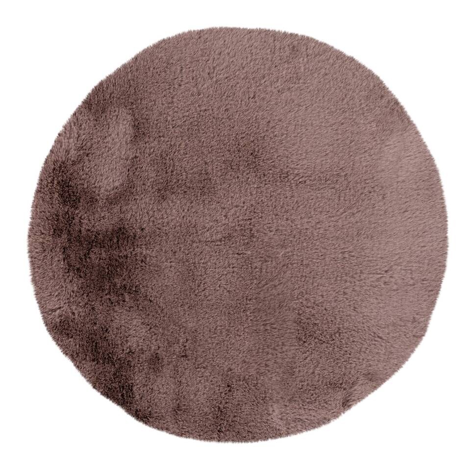 Kayoom Hochflorteppich Badematte Rabbit 525 rosa B/H/L: ca. 100x3,5x100 cm