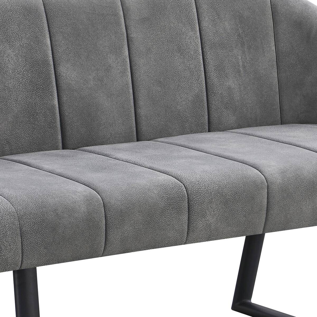 Eckbank Sven grau B/H/T: ca. 187x81,5x155 cm