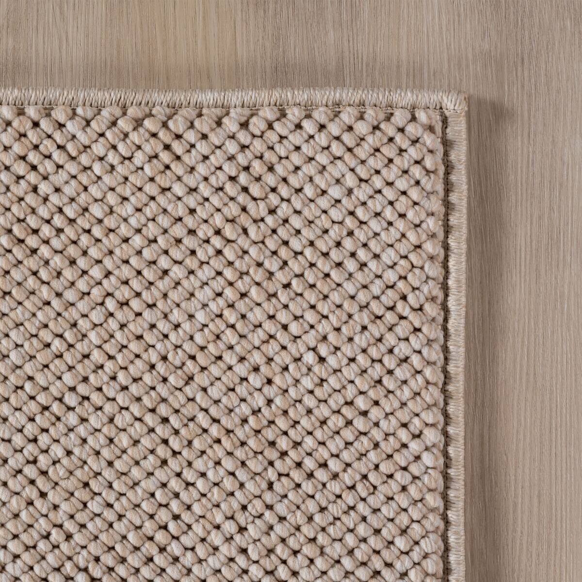 Ayyildiz Kurzflorteppich HELIX beige B/H/L: ca. 60x0,7x110 cm
