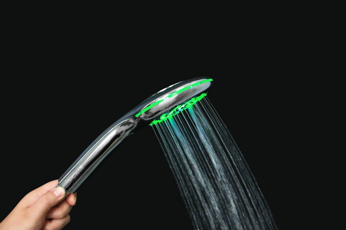 DUSCHWELL Handbrause Chrom B/H/T: ca. 13x28x3,5 cm