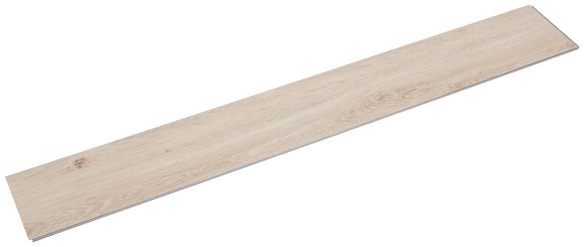 Click-Vinylboden Diele hell ca. 2,17 m² im Paket B/L: ca. 17,78x121,92 cm pro Paket