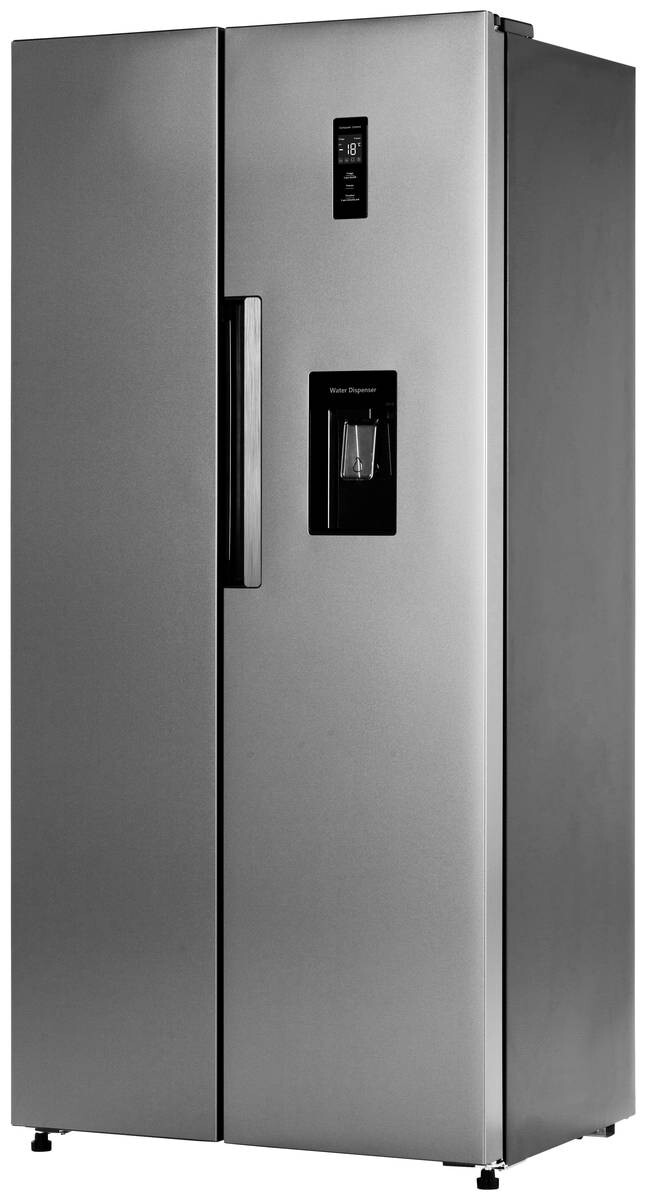 POCOline Side-by-Side 179-444 ESIWDD silber B/H/T: ca. 83x179x61 cm