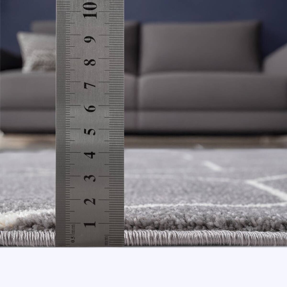 Sanat Teppich Trellis grau B/L: ca. 150x150 cm