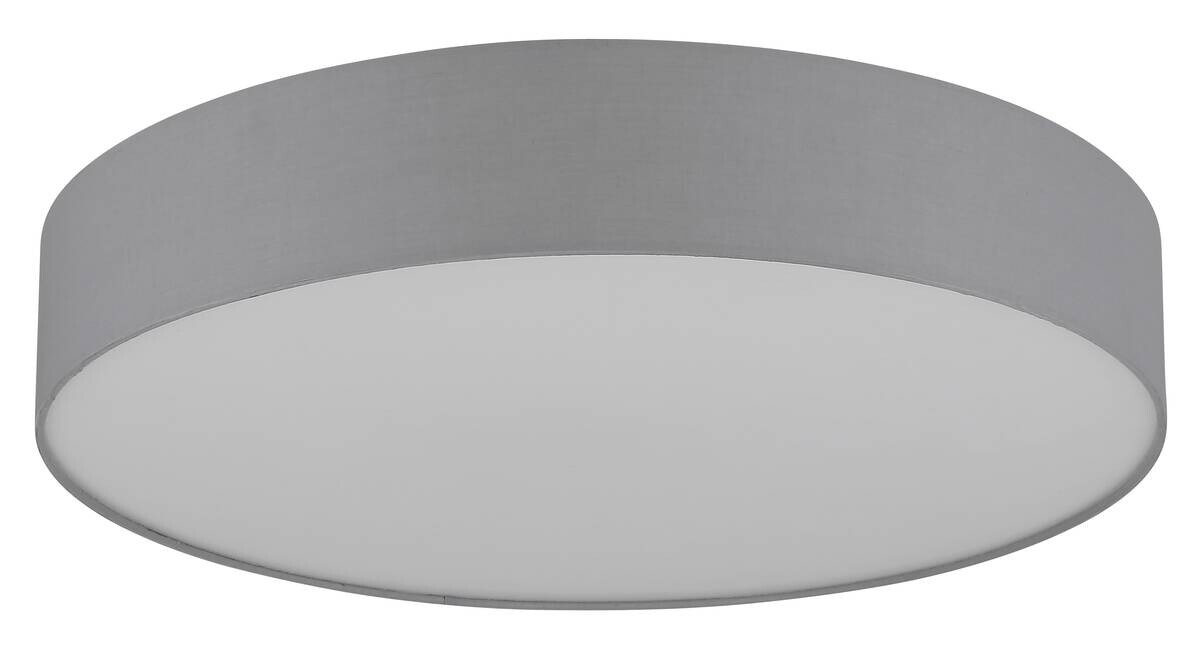 GLOBO LED-Deckenleuchte ORBIX weiß Metall Textil H/D: ca. 12,5x57,5 cm 1 Brennstellen
