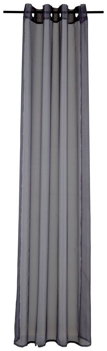 POCOline Ösenvorhang Micha grau B/L: ca. 135x235 cm