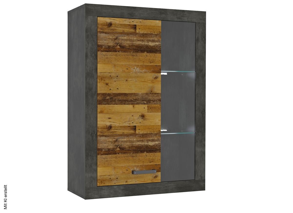 Vitrine Kassel B/H/T: ca. 78x114x35 cm