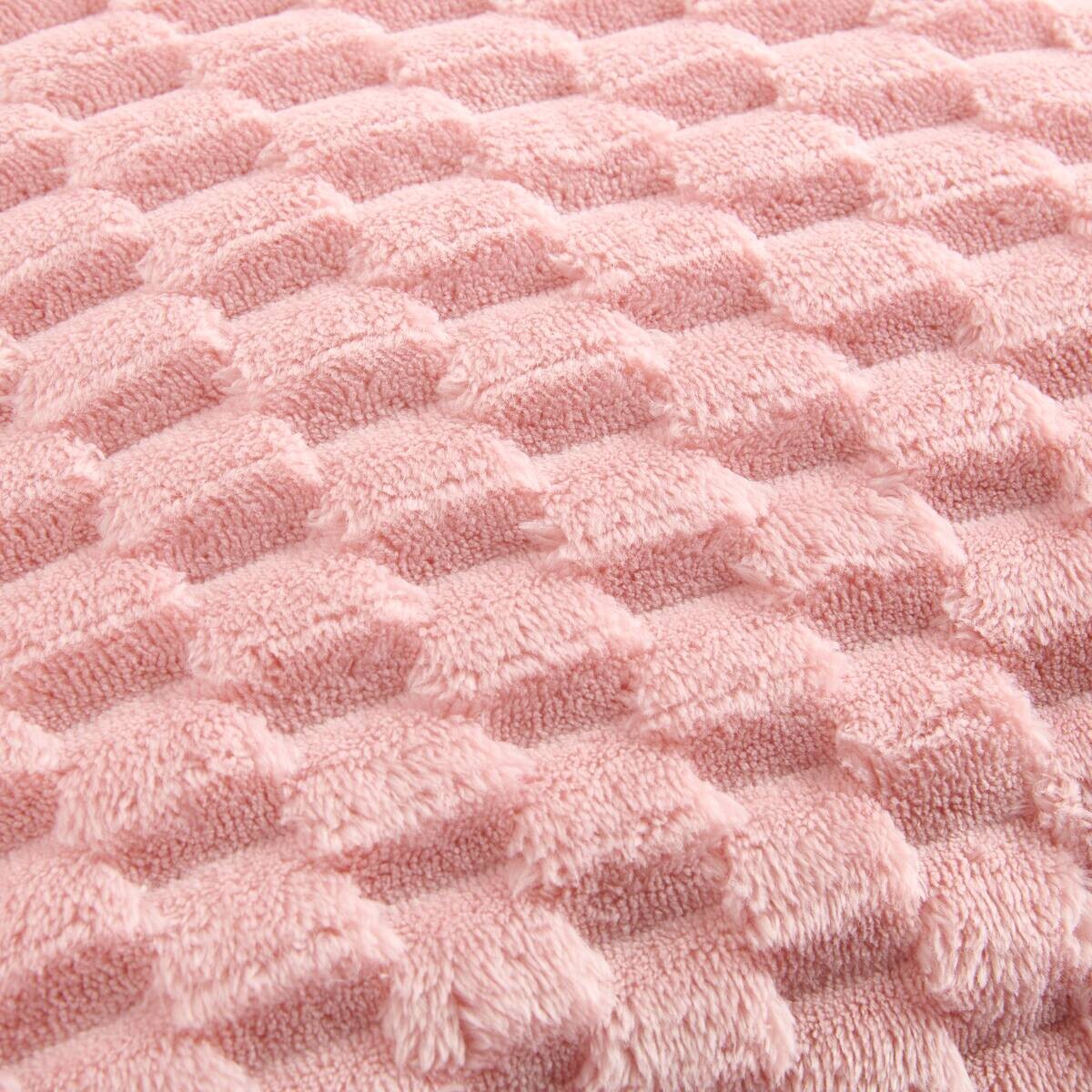 Dekokissen Wabe rosa Polyester B/L: ca. 45x45 cm