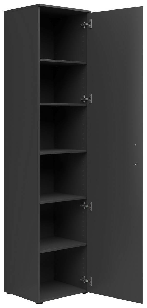Schrank Multi-Stauraum Typ 20 anthrazit B/H/T: ca. 45x195x40 cm | anthrazit | 45,00/195,00/40,00 cm