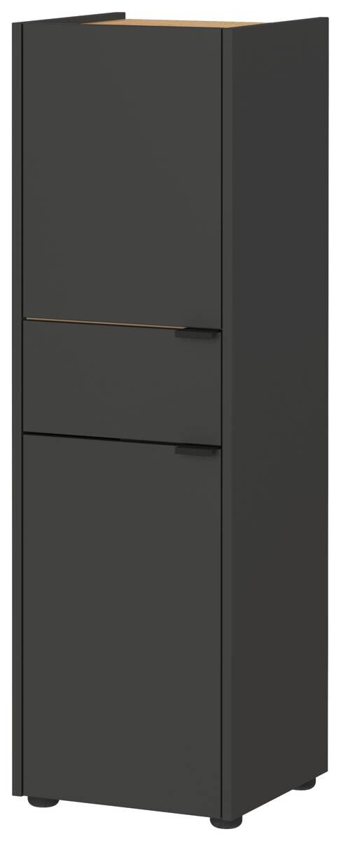 Schrank 4498-549 Graphit Eiche Navarra Nachbildung B/H/T: ca. 34x111x34 cm