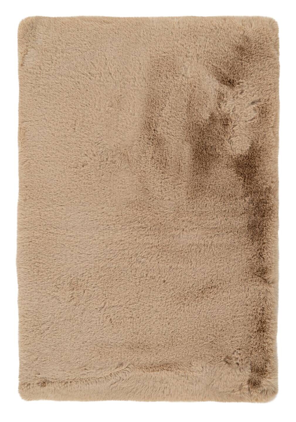 Kayoom Hochflorteppich Badematte Rabbit 425 beige B/H/L: ca. 40x3,5x60 cm