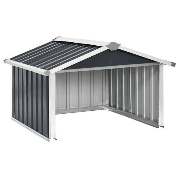 Rasenmäher-Garage anthrazit B/H/L: ca. 97x63x92 cm