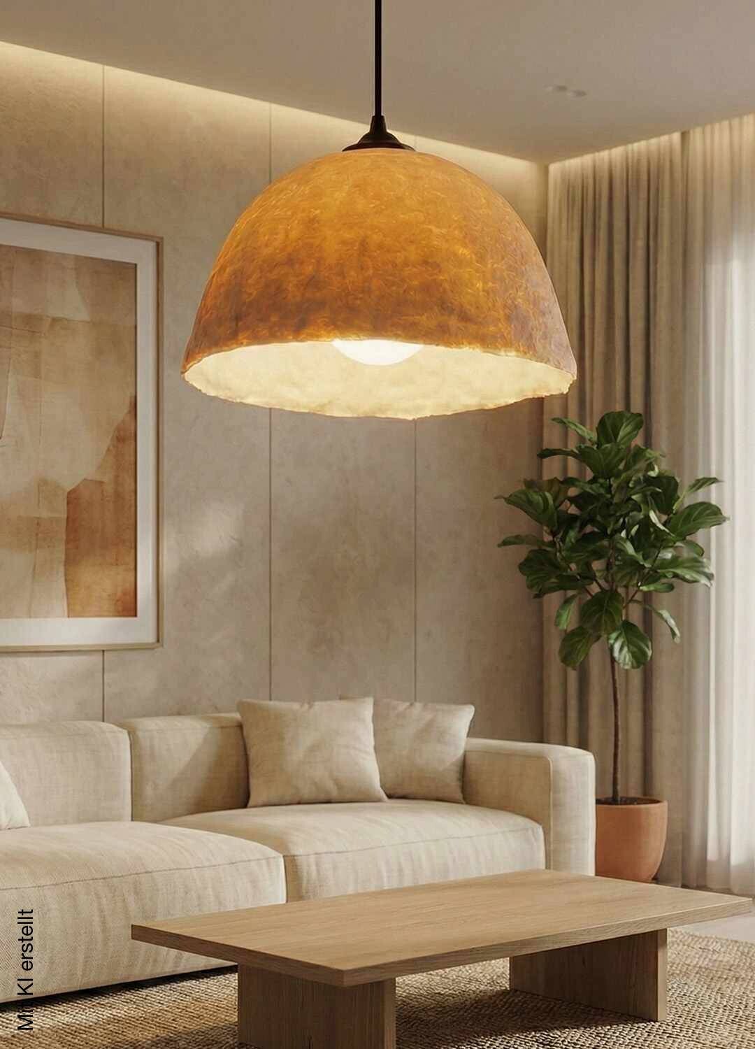 Opviq Pendelleuchte weiß Kunststoff B/H/T/L/D: ca. 34x90x34x34x34 cm E27 1 Brennstellen