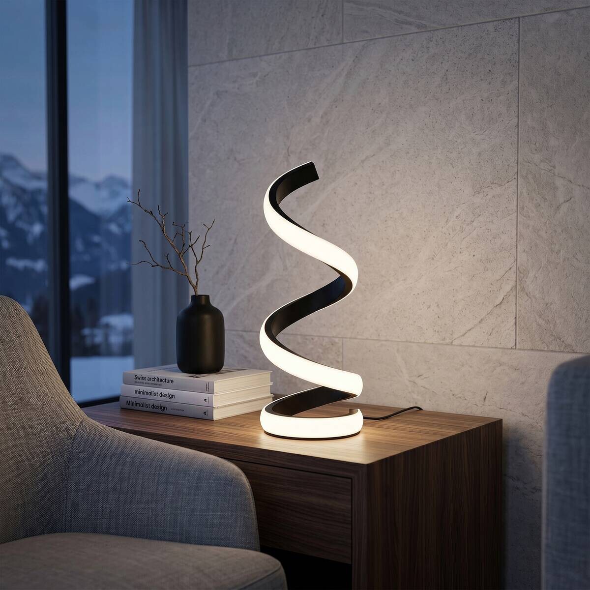 LED-Tischlleuchte B/H: ca. 10,5x28,5 cm