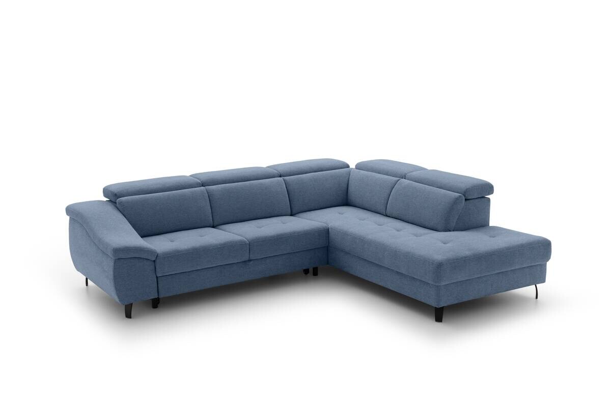 Ecksofa mit Bettfunktion Ocean Flachgewebe B/H/T: ca. 280x96x238 cm
