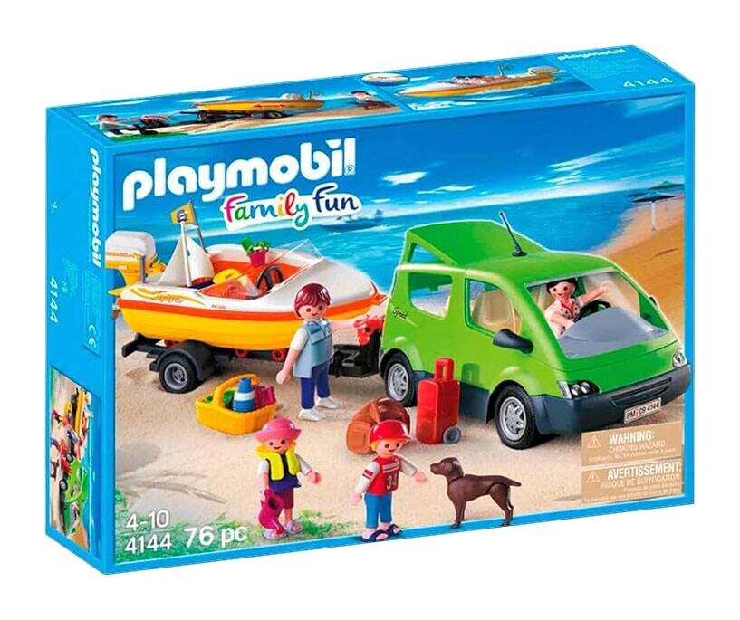 Playmobil Familienvan mit Bootsanhänger 4144
