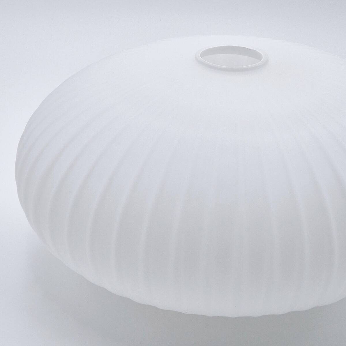 Lamkur Hängeleuchte Harmony Eiche weiß Glas Holz B/H/L: ca. 30x102x30 cm 1 Brennstellen