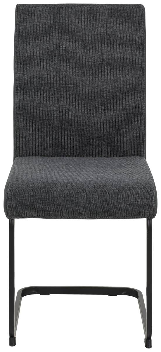 Stuhl 2er Set LINN anthrazit Webstoff B/H/T: ca. 43x92x52 cm
