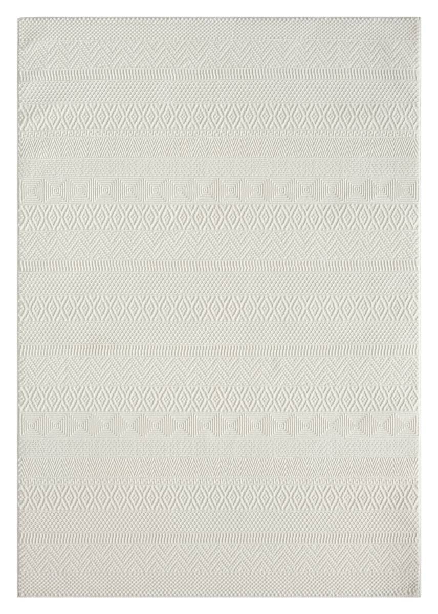 Webteppich Sign creme B/L: ca. 80x150 cm